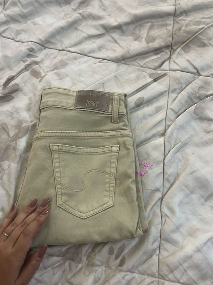 Sandy Tan Skinny Jeans