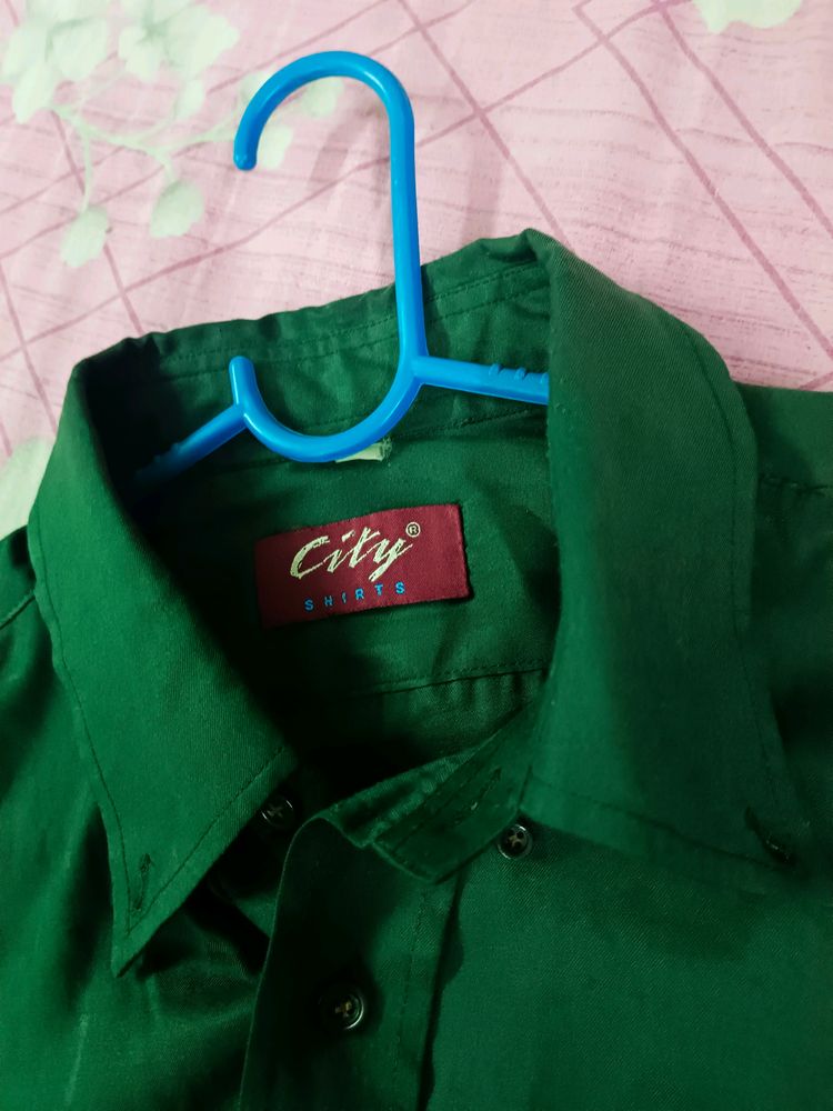 Green Shirt For Men Size XXL