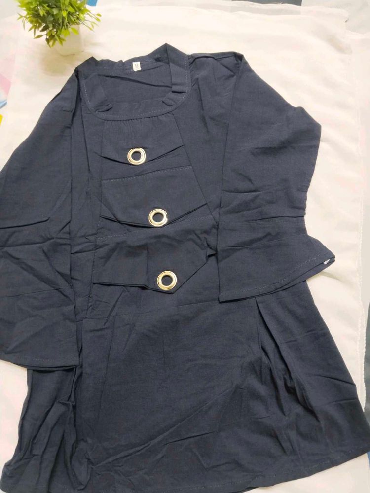 Stylish Navy Blue Top