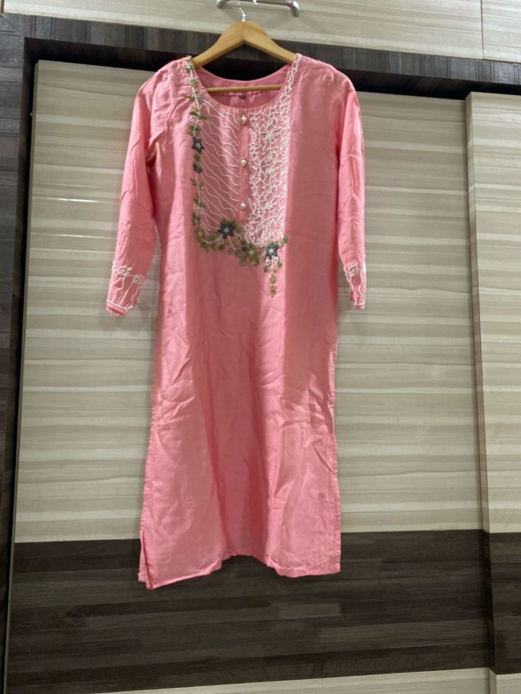 Elegant Pink Kurta
