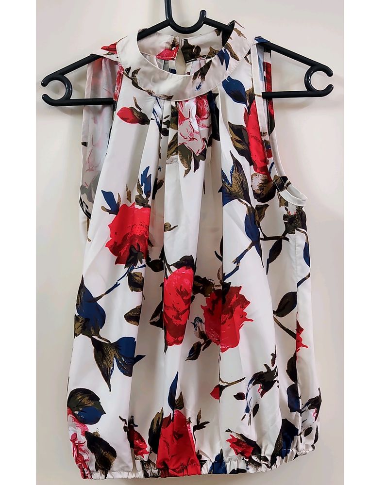 Floral Halter Top