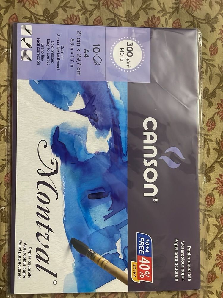 Canson Montval Watercolor Paper Pad