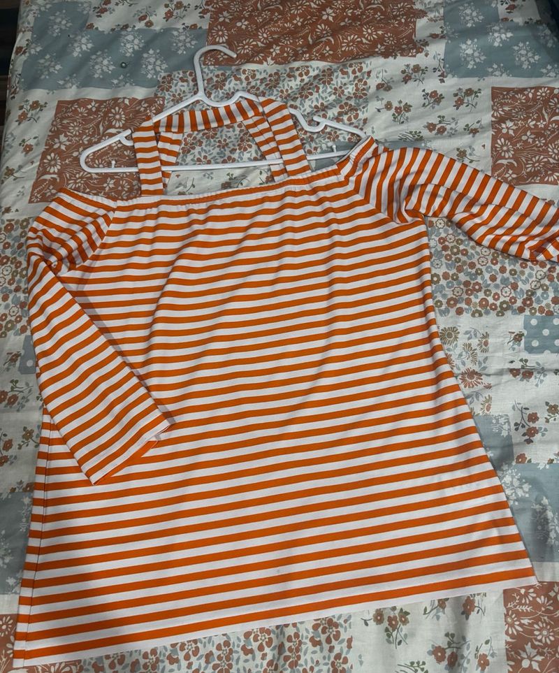 off shoulder top-Vibe