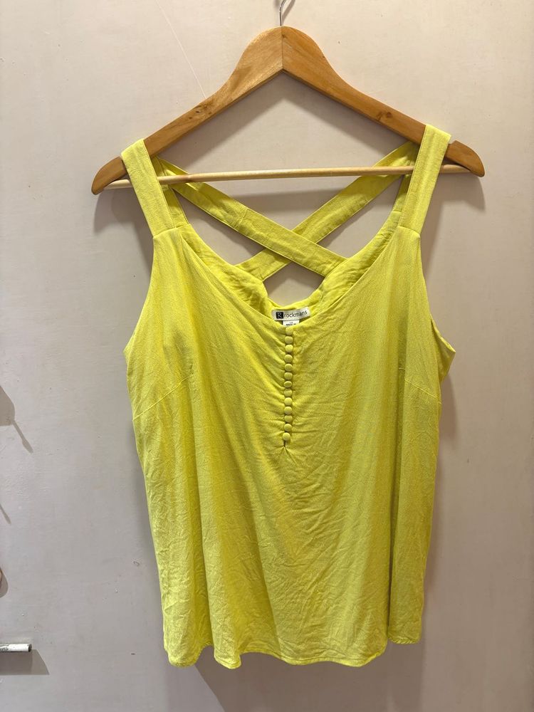 Chic Yellow Tank Top
