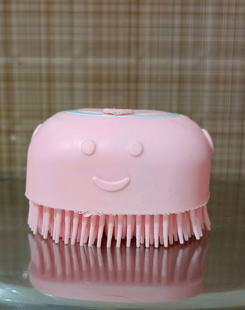Silicone Bath Brush Pink
