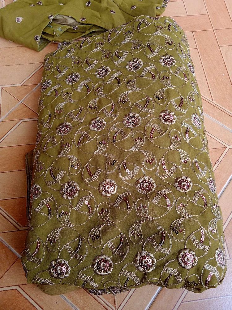 Olive Saree