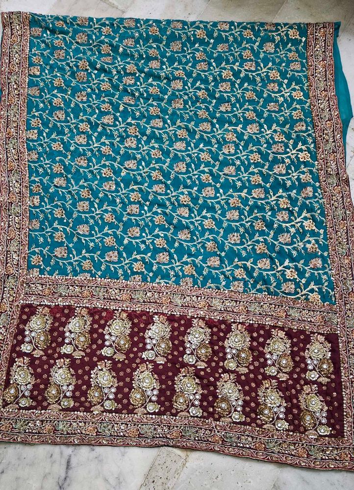 Heavy Work Saree 💖 Lovely 😍 👌