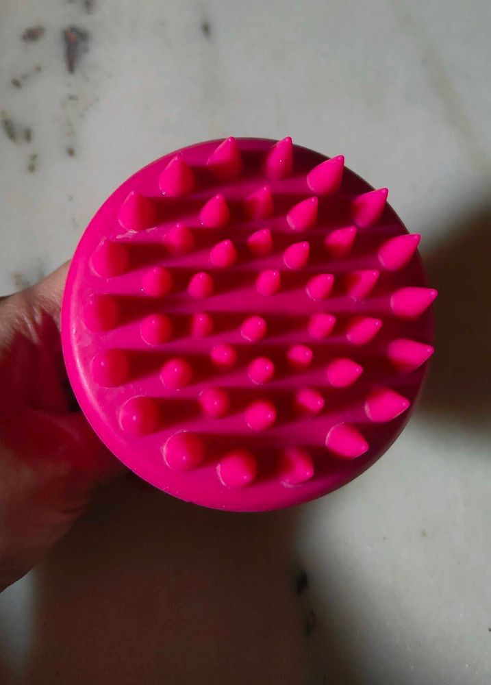 Pink Scalp Massager