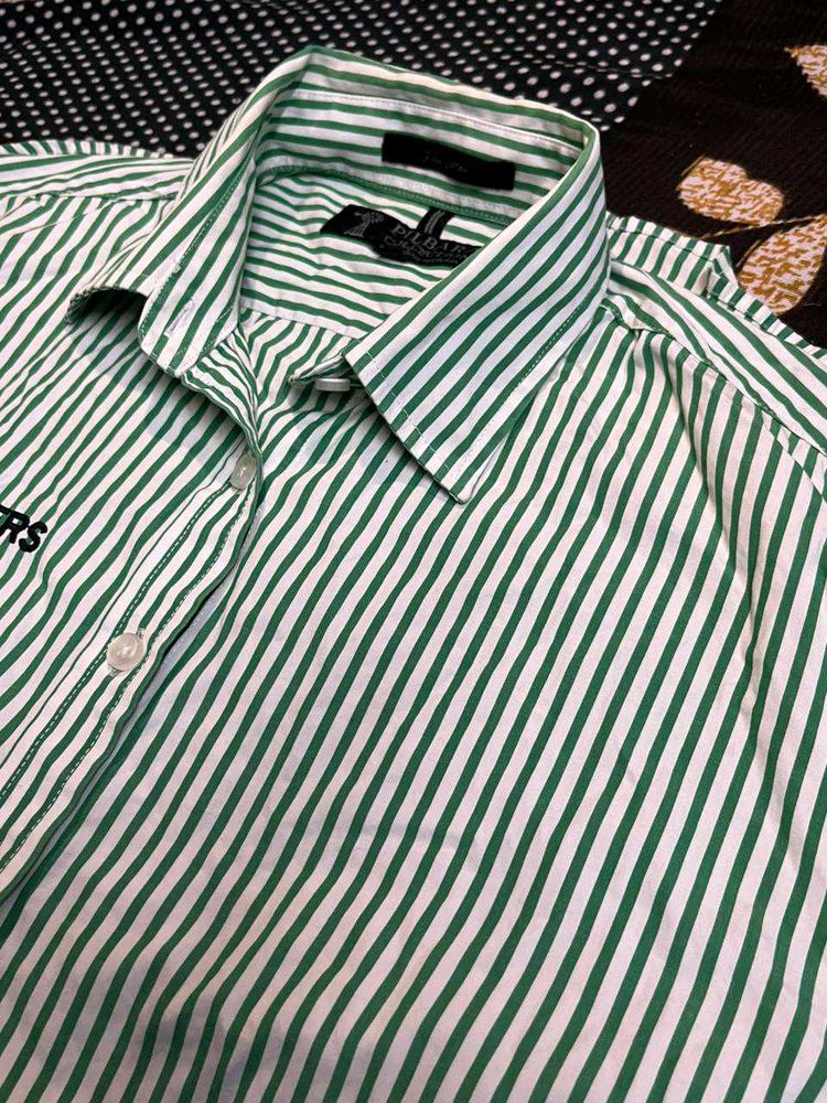 Striped Green Shirt