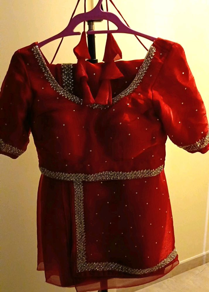 Hand Embroidery Saree