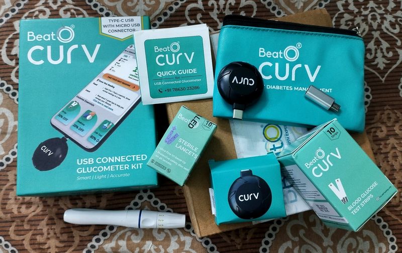 Curv Glucometer (Type-C USB)