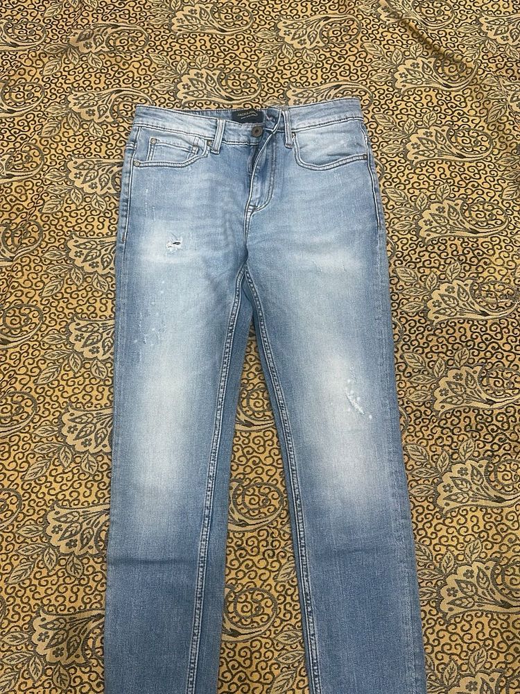 Light Wash Denim Jeans