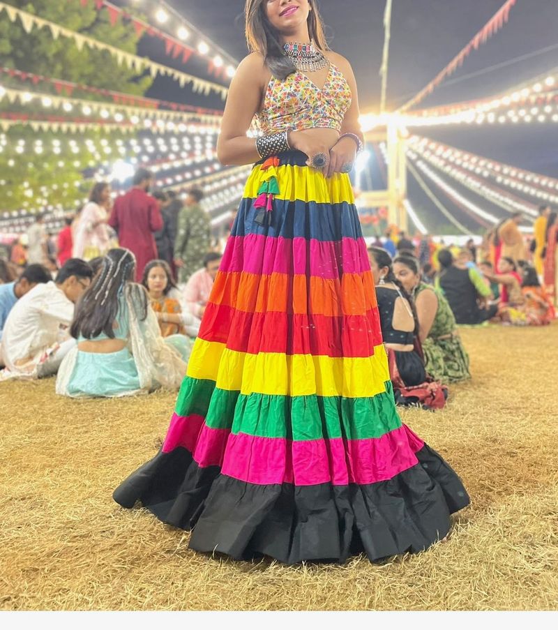 Navratri Style Colorful Lehenga Choli
