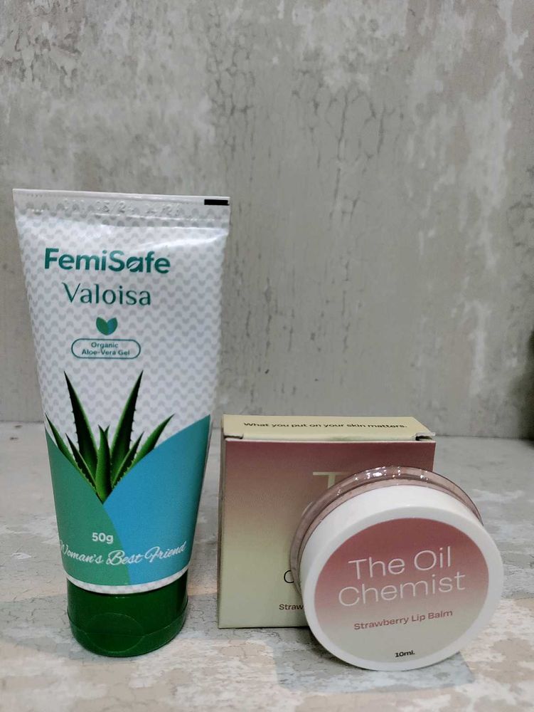 Lipbalm And Aloe Vera Gel
