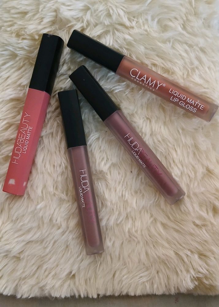 Combo Of 4 Matte Lipstick