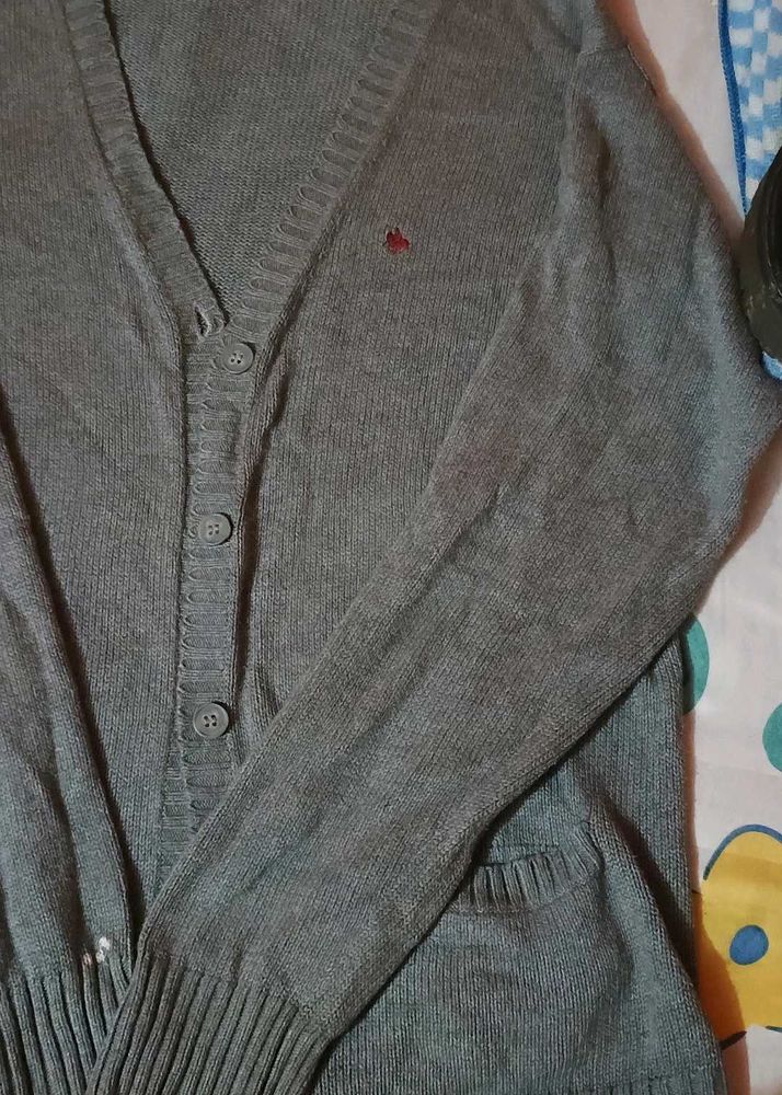 Unisex Polo Cardigan