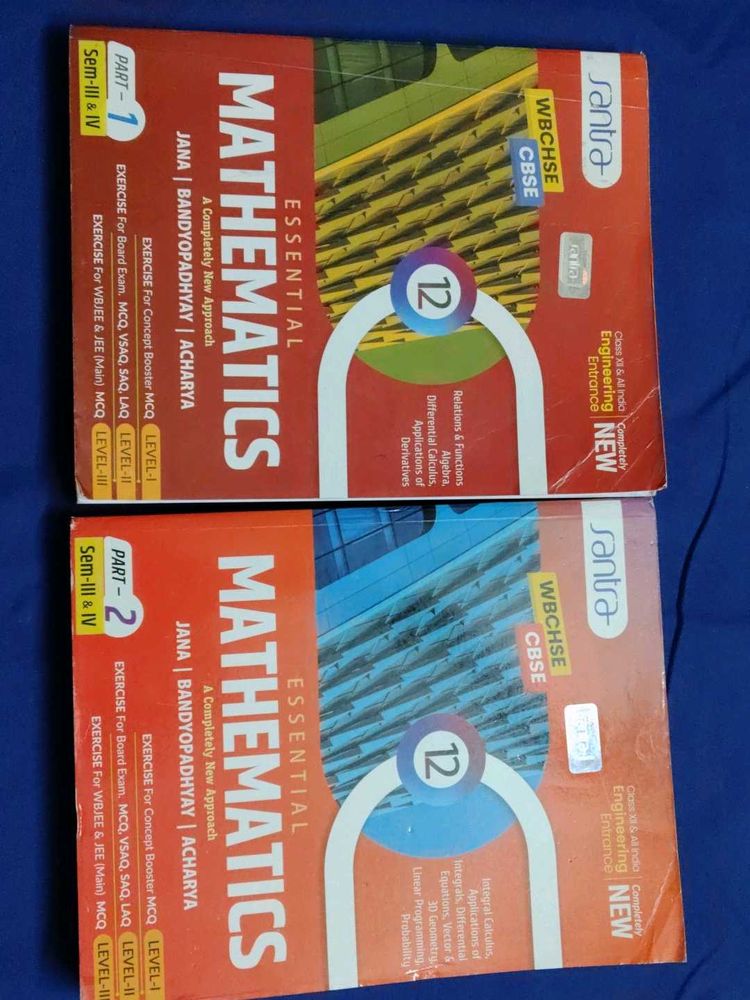 Essential Mathematics - Class 12, English version