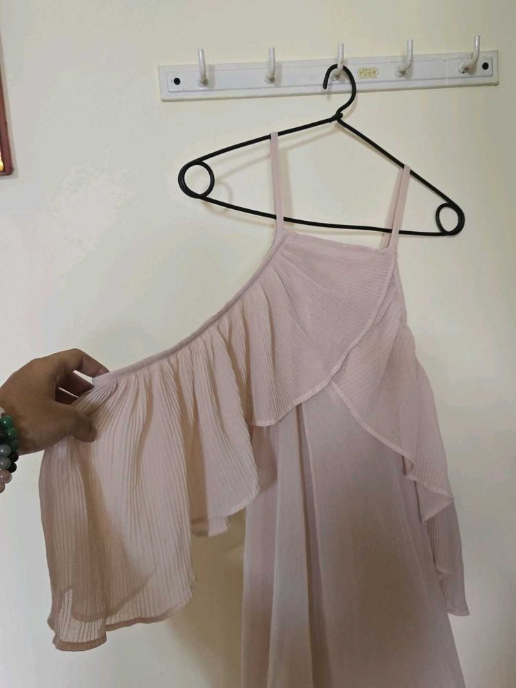 Pink Ruffle Dress