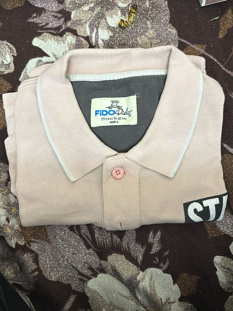 Fido Dido Pink Polo T-shirt