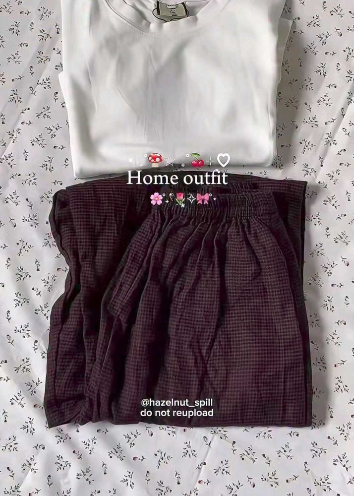 Cute Homewear Cord Set ✨🐼🦩