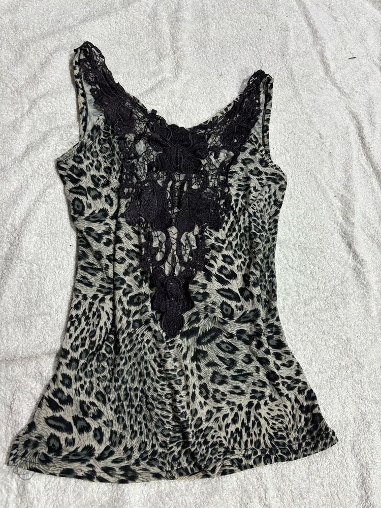 Animal Print Tank Top