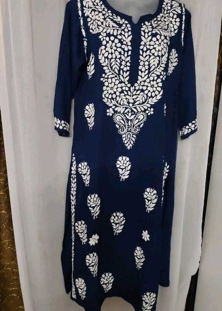 Hand Work Luknowi Kurti