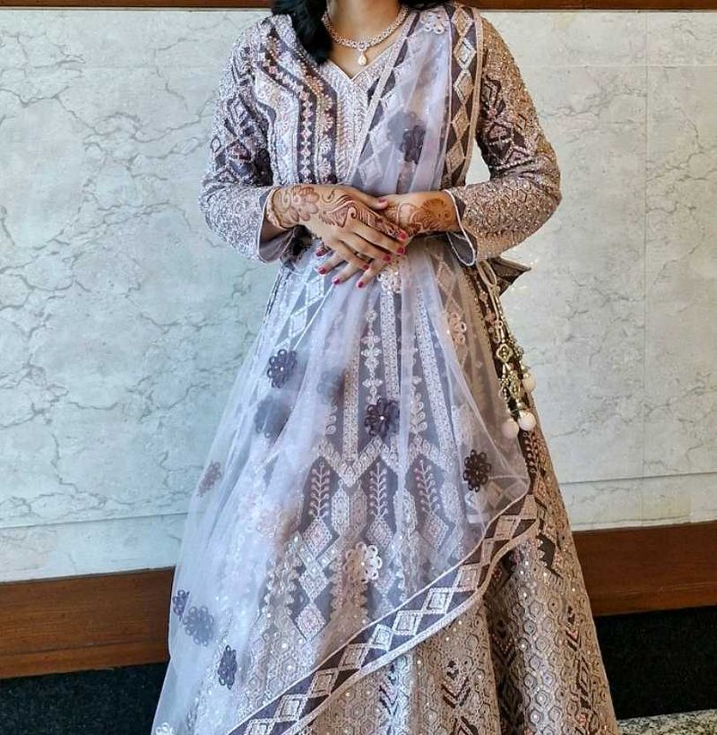 Lavender Lehnga Choli Set!!