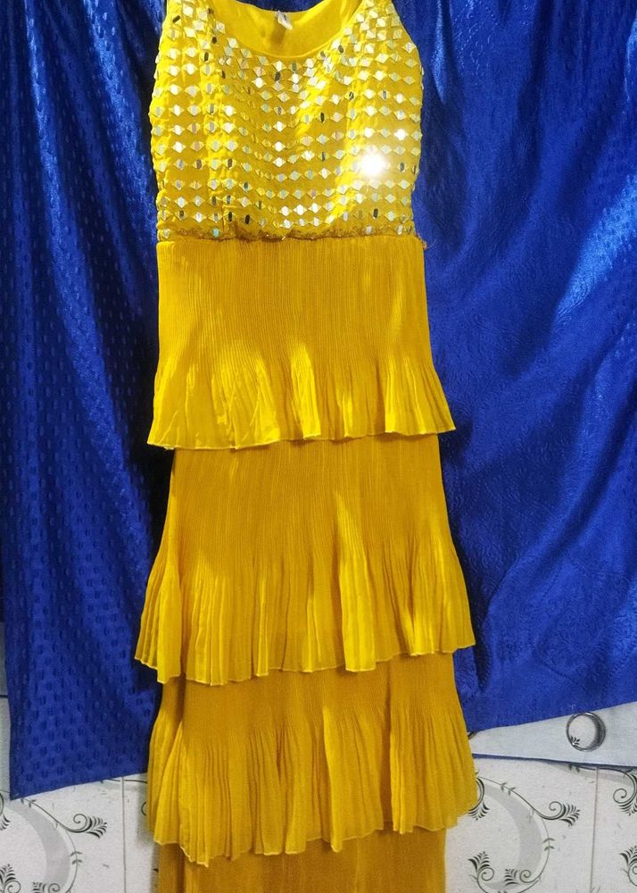 Yellow Layered Dress