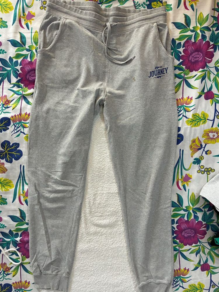 Grey Joggers - Comfortable Loungewear