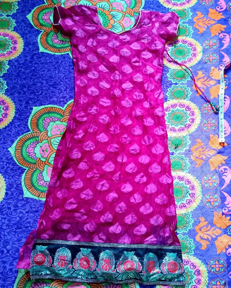 Pink Kurti Top