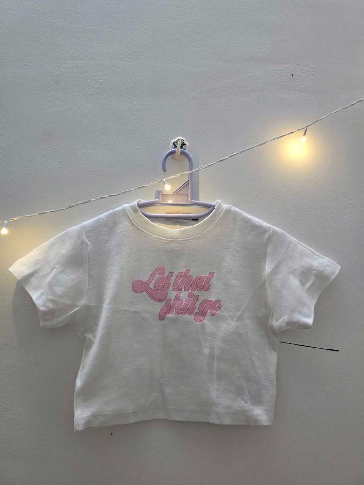 Cute Graphic Crop Top