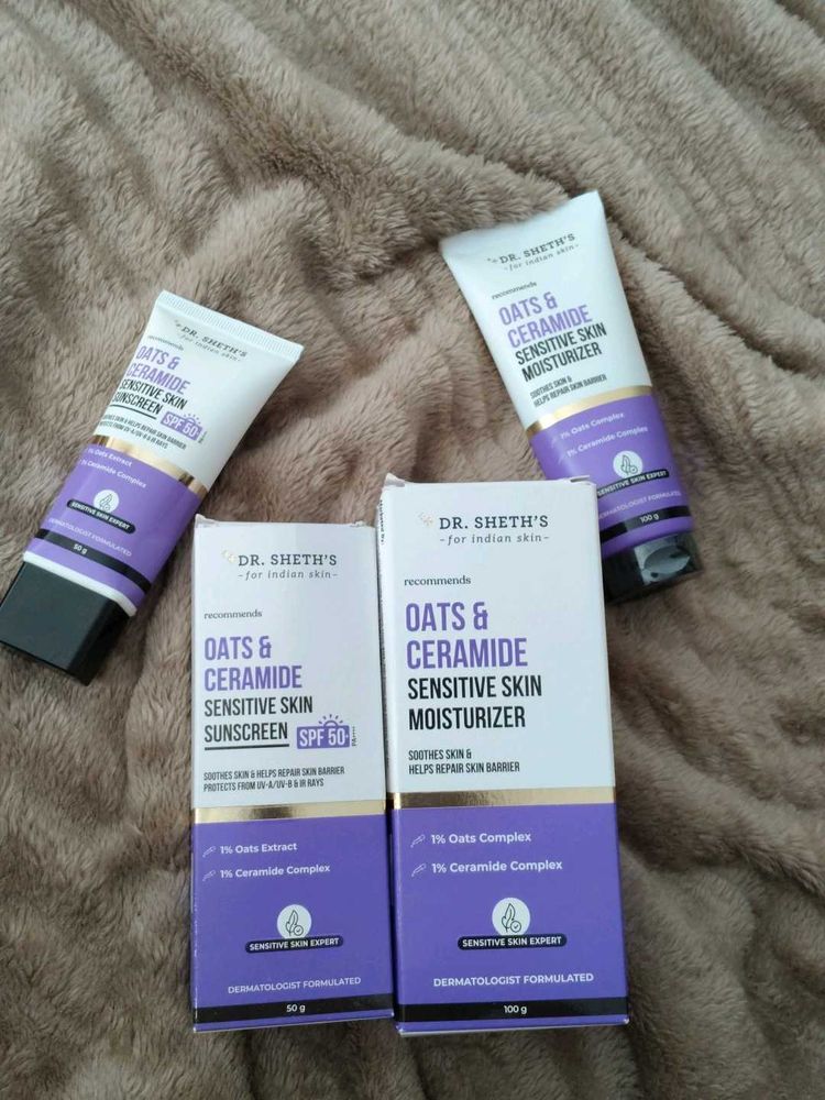 Oats &amp; Ceramide Sunscreen And Moisturizer