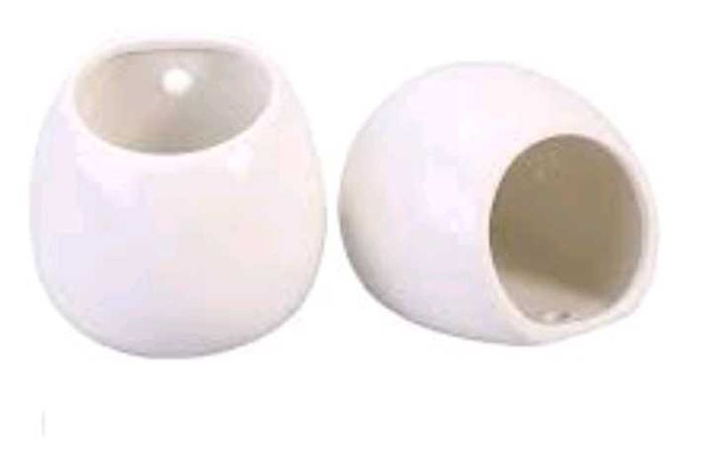 Ceramic Egg-Shaped Planters (Set of 1)