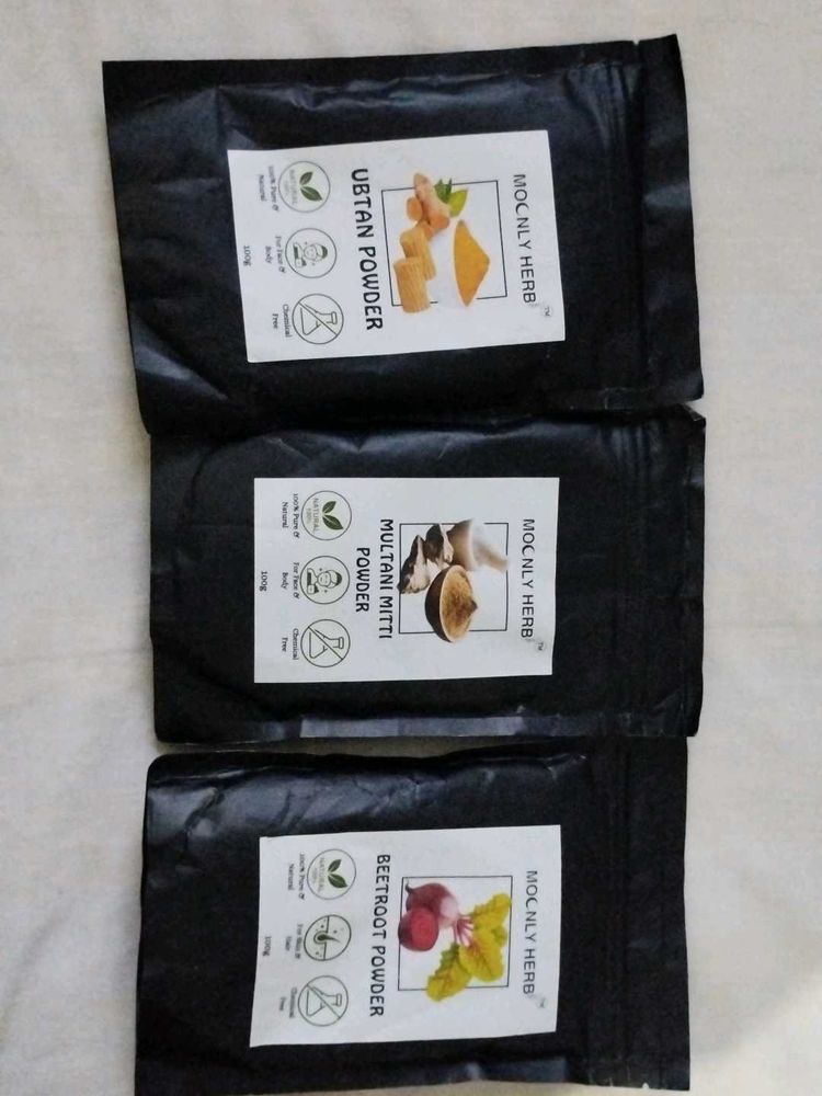 Multani Mitti, Beetroot, Ubtan - Powders