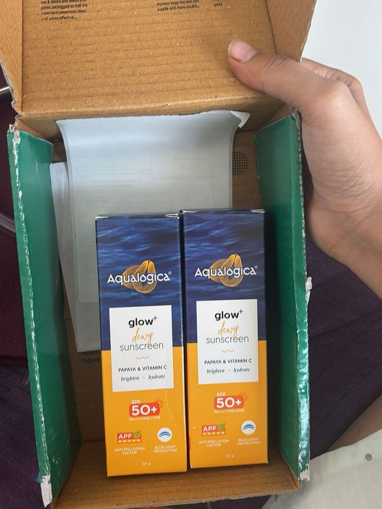 Aqualogica Glow+ Dewy Sunscreen SPF 50+