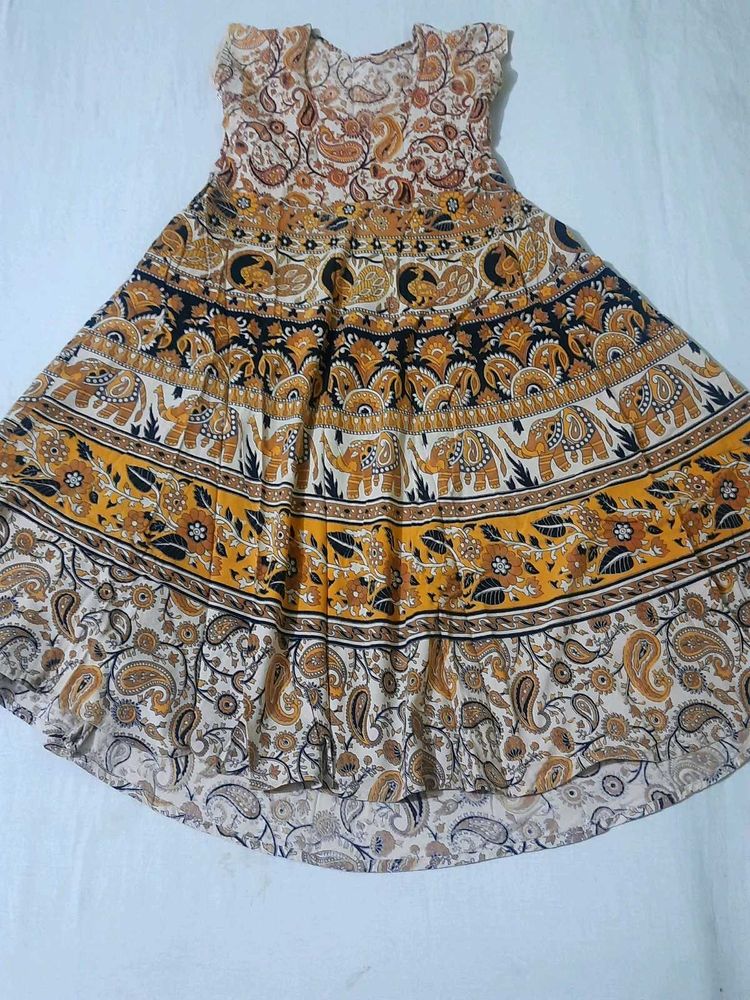 Jaipuri Print Dress