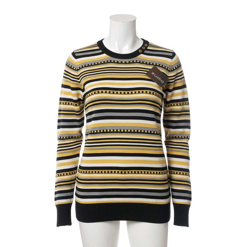 Y2k Striped Knit Sweater 💛 🖤