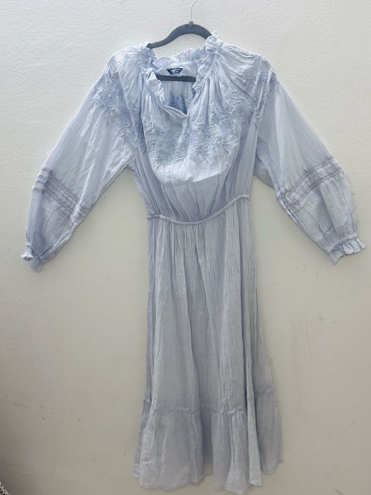 M&amp;S Blue Dress