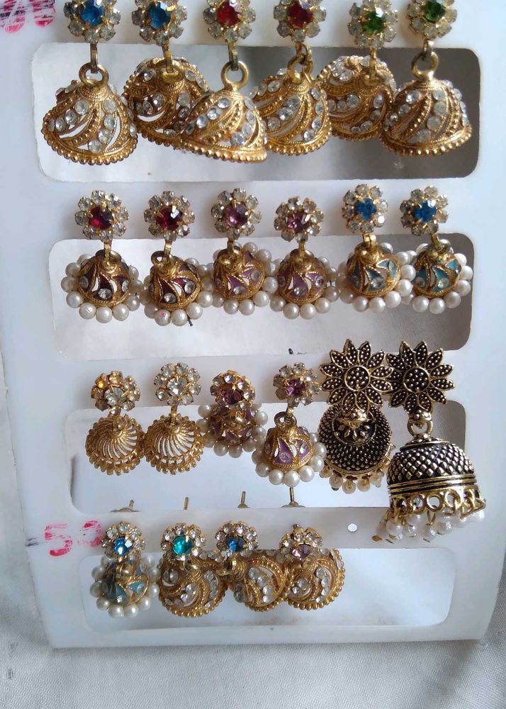 Jhumka Earrings Set