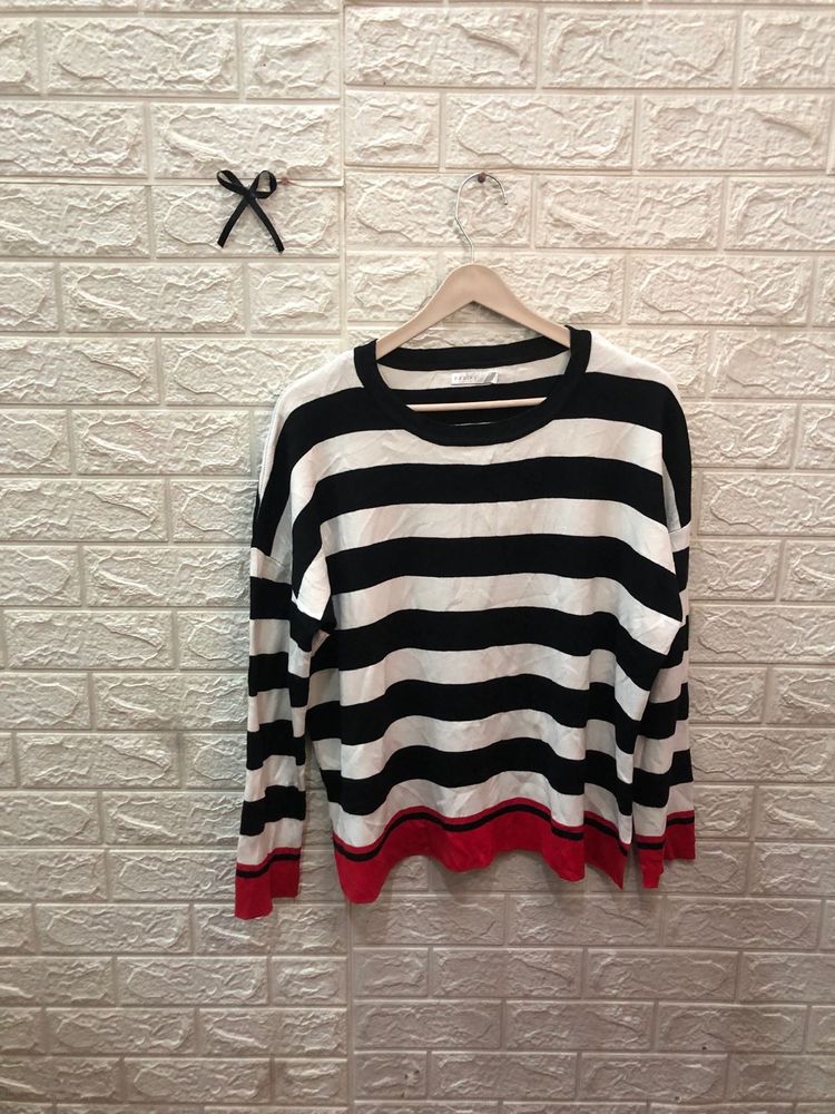 Striped Knit Pullover🕶️‼️