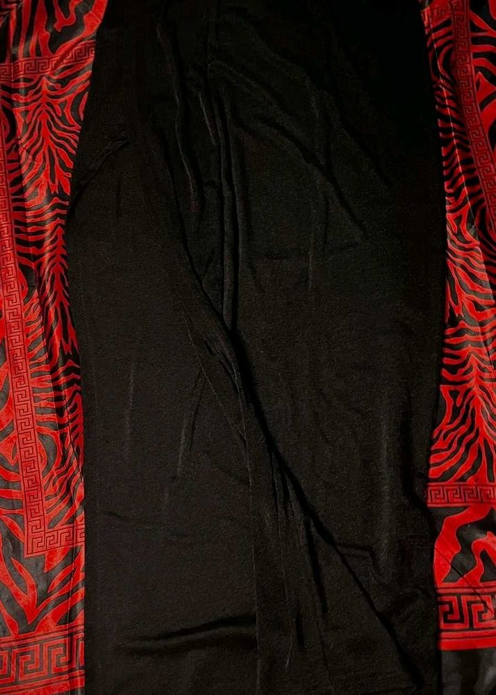slit long skirt