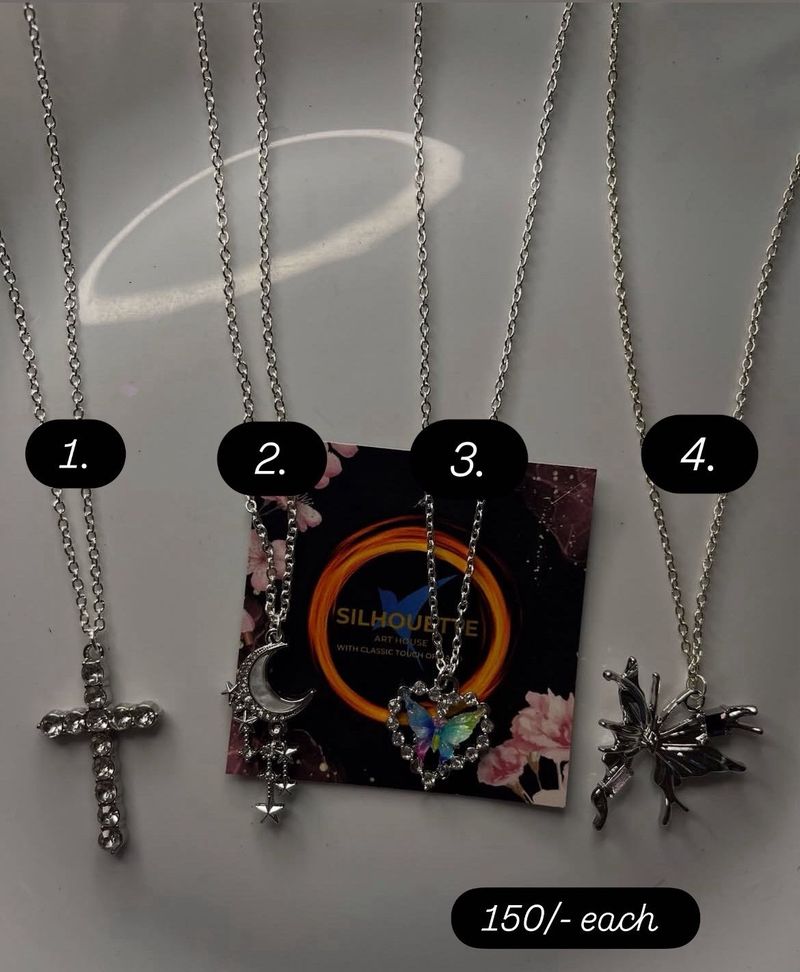 anti-tarnished Silver Necklaces