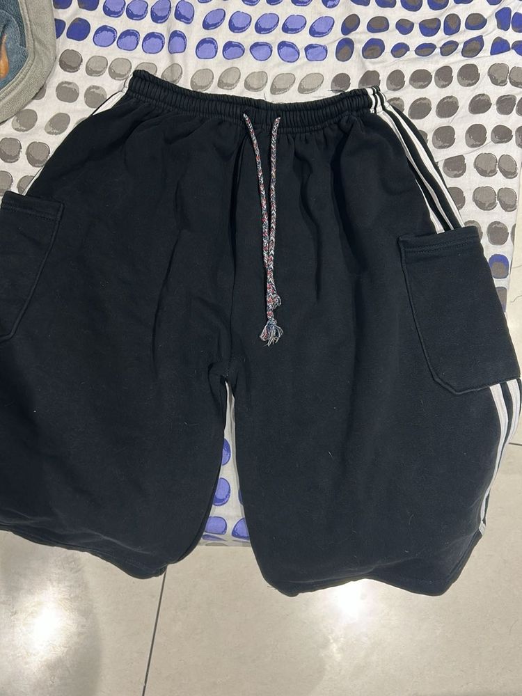 Black And White Lining Shorts