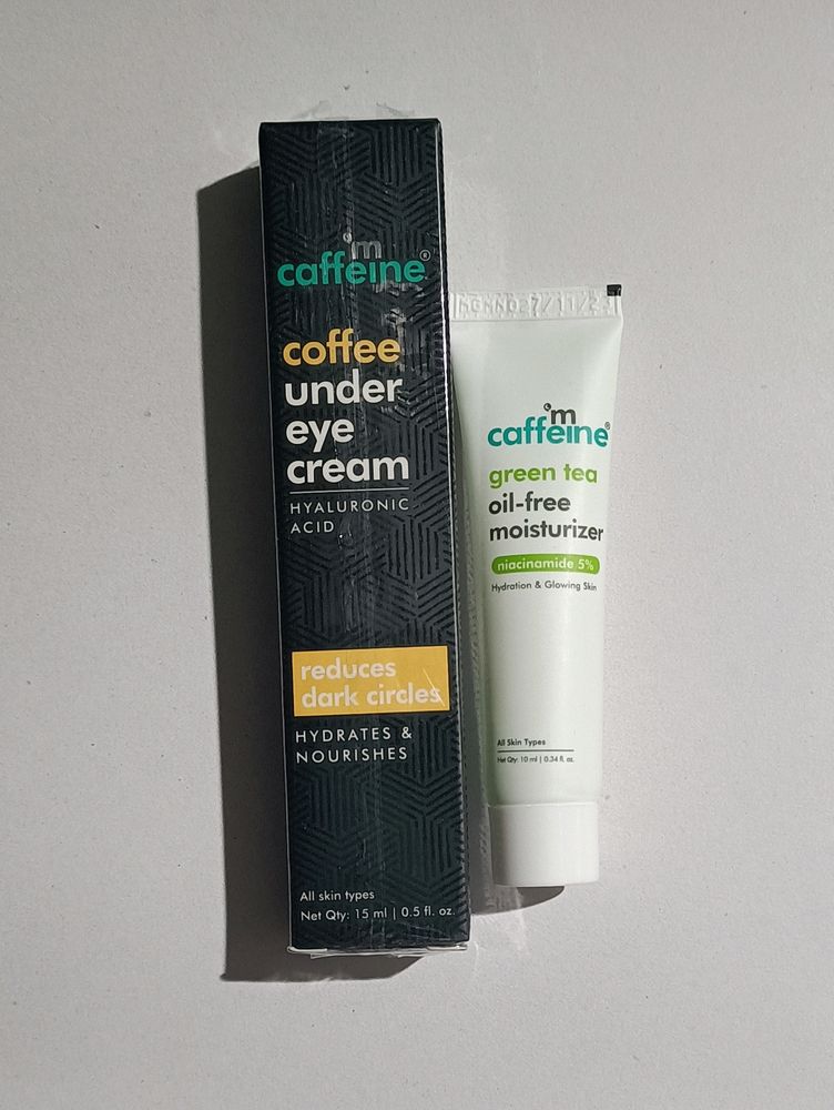 Combo Of Mcaffiene Under Eye Cream &amp; Moisturizer