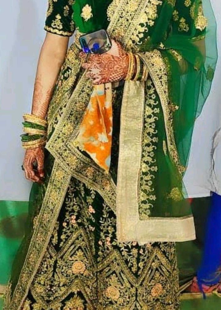 Elegant Green Lehenga Choli