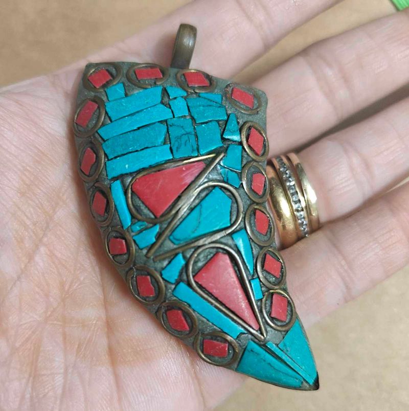 Vintage Turquoise Pendant