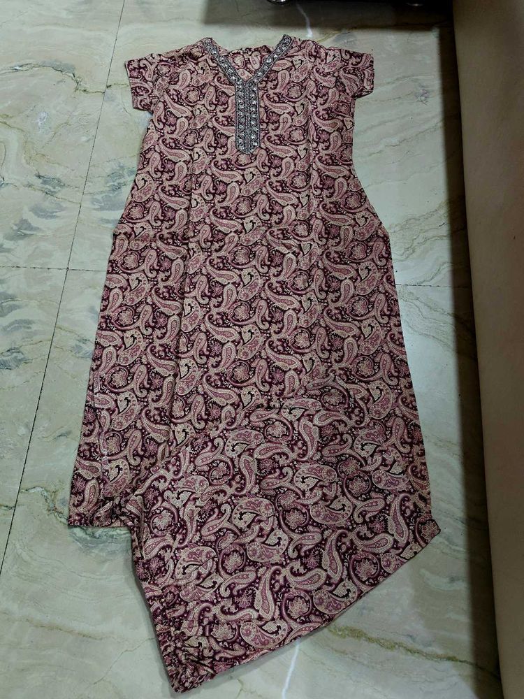Paisley Print Kurta