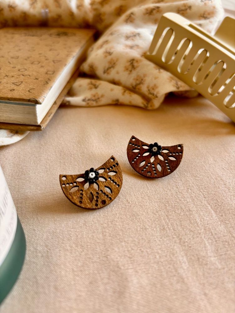 Reborn - Handmade Beaded Studs