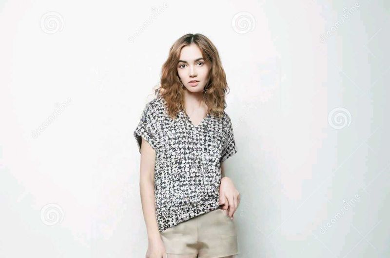 Chic Houndstooth Print Top