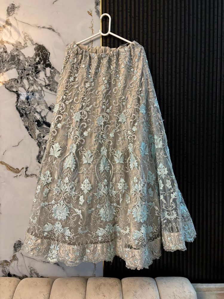 silver Lehenga